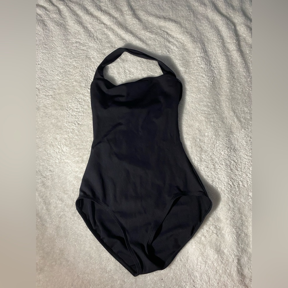 Capezio Black Halter Leotard